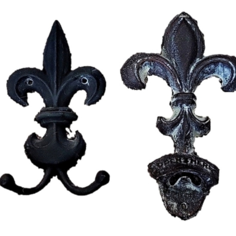 📣 Iron Fleur-de-lis ⚜ Hat / Clothes 🧢👚👒 Hook & Bottle Opener Great Gift 🎁